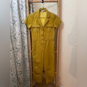 Moon River Jumpsuit XS Chartreuse Green Womens Anthropologie Style